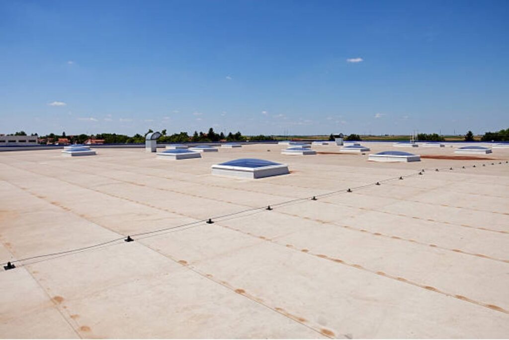 View of a commercial roof