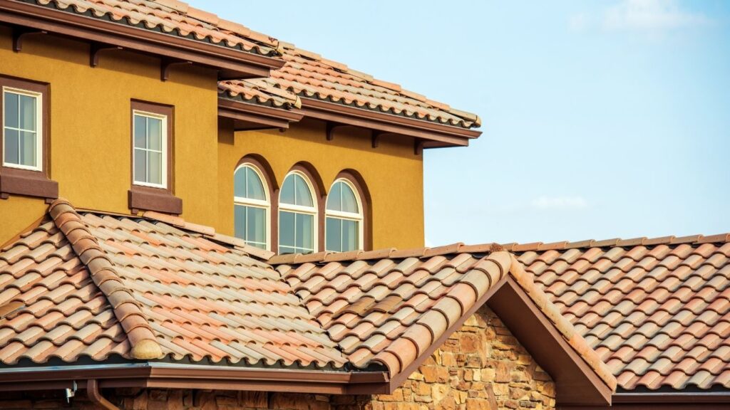 Completed tile roof portfolio project