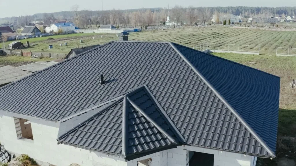 Completed tile roof portfolio project