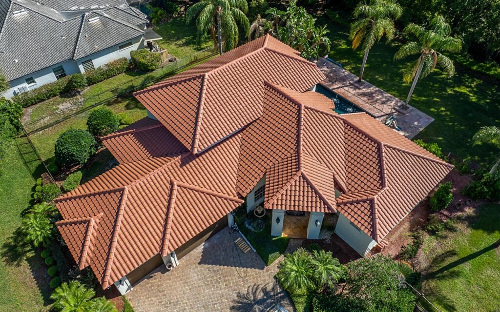 Tile roof inspection