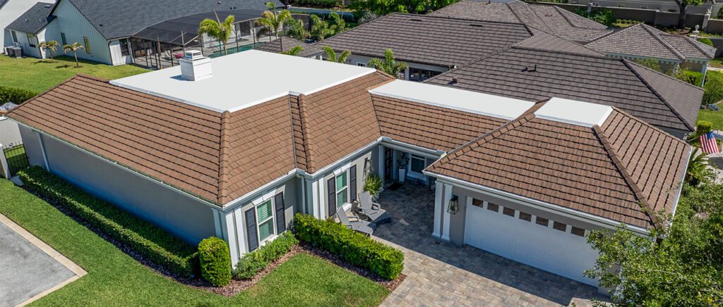 Tile roof on a Polk County home
