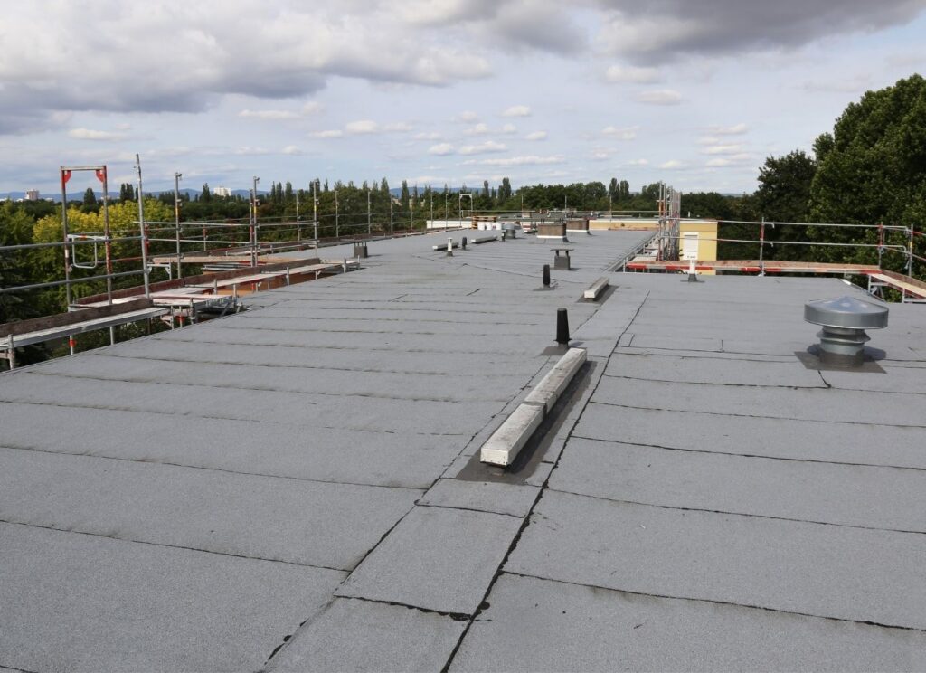 Completed flat roof portfolio project