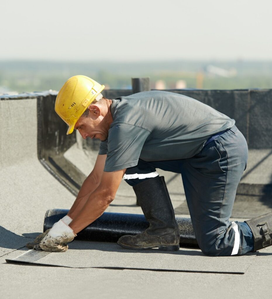 Completed flat roof portfolio project