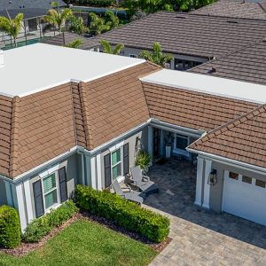 Tile roof on a Polk County home