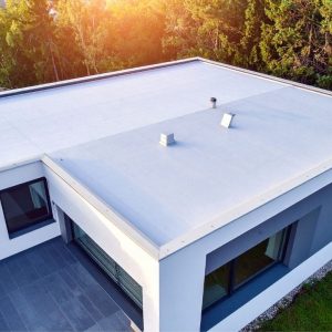 Completed flat roof portfolio project