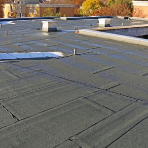Completed flat roof portfolio project